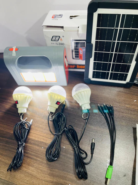 🔥100W Solar Light With 3 Bulbs🔥